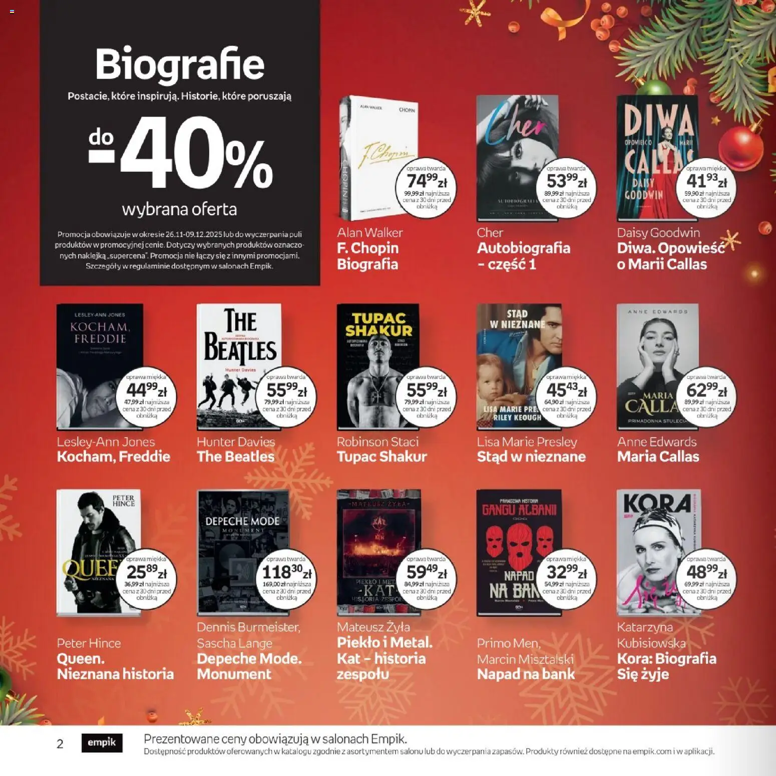 Empik promocje - Xmas Muzyka od 26.11.2025 | Strona: 2