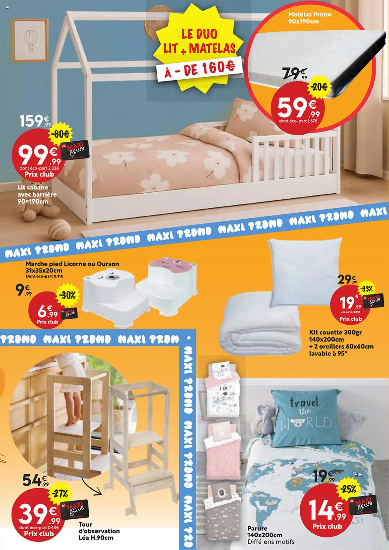  | Page: 9 | Produits: Lit, Matelas, Lit cabane, Couette
