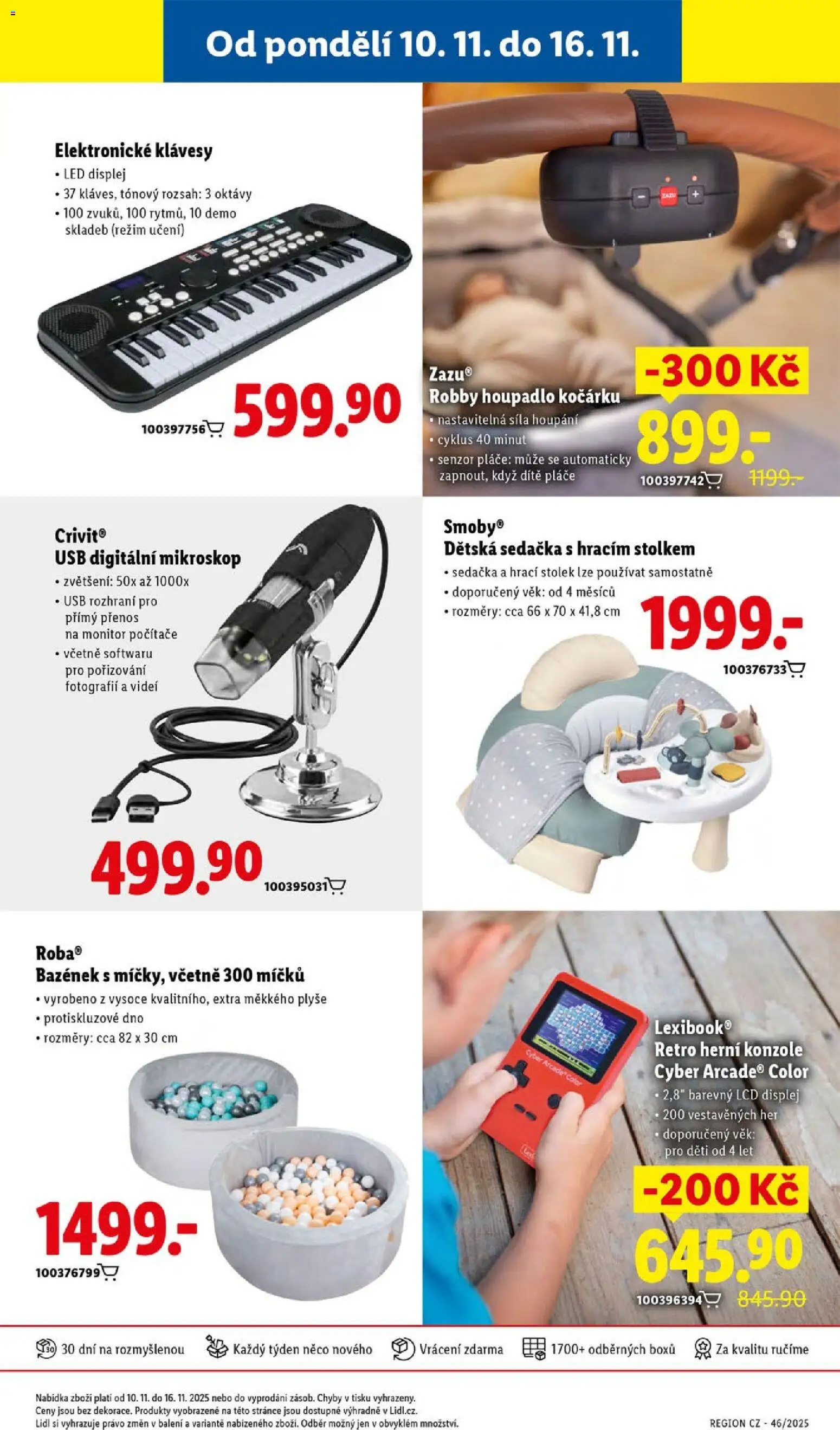 Lidl leták od 10.11.2025 | Strana: 37 | Produkty: Keyboard, USB, Sedačka, LED