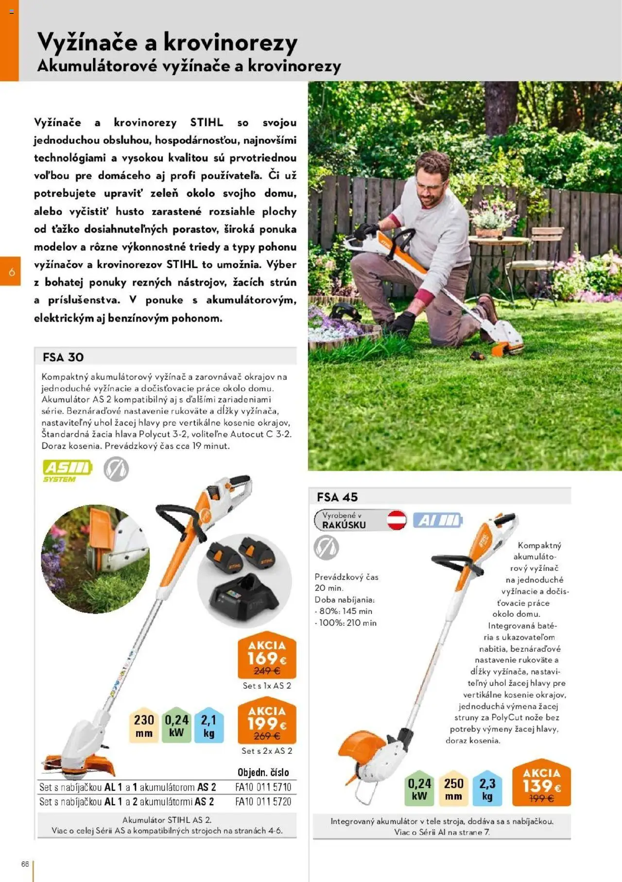 Nové STIHL akcie – leták je platný od 01.04.2025 | Strana: 66 | Produkty: Vyžínače, Akumulátor, Batéria