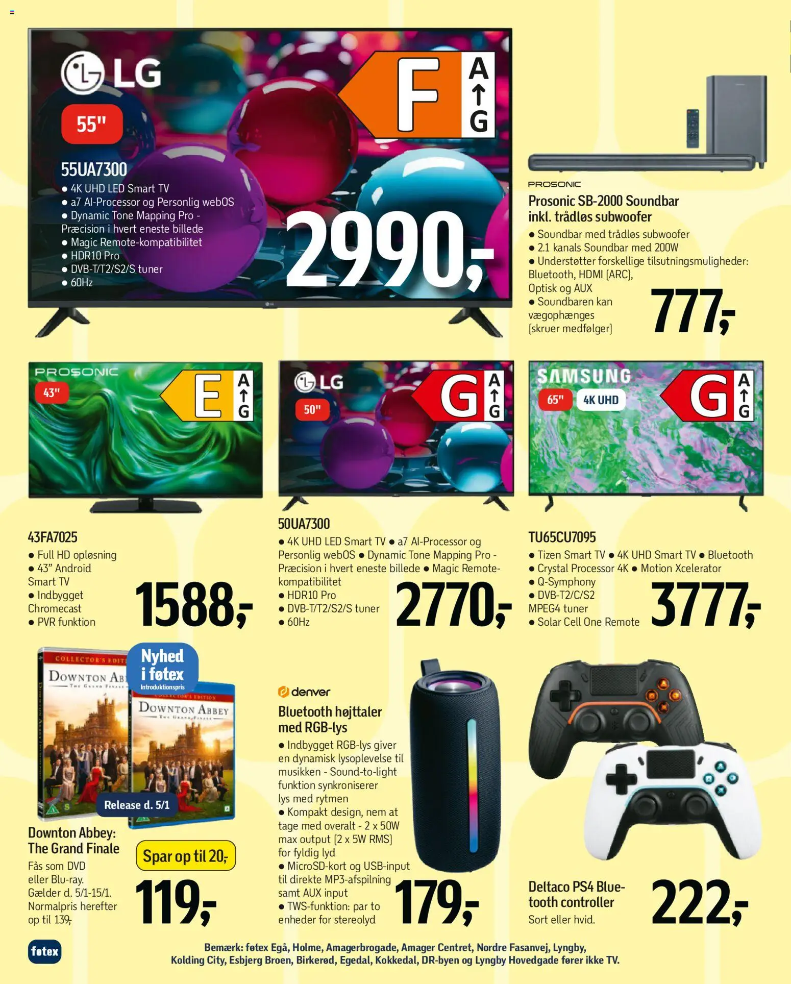Føtex tilbudsavis – gyldig fra 02.01.2026 | Side: 67 | Produkter: Processor, Smart TV, TV, Højttaler