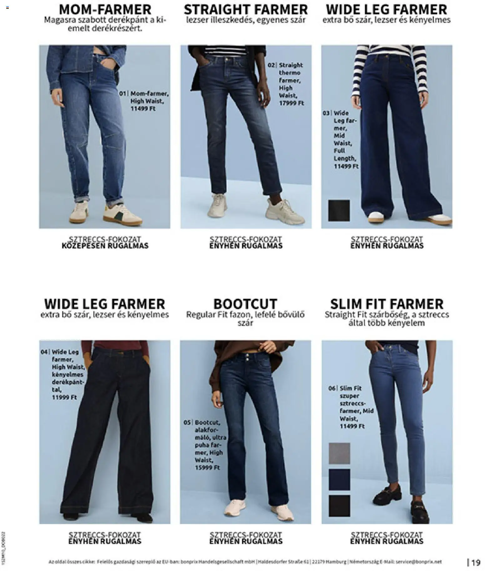 Bonprix akciós ujság - amely érvényes a következő dátumtól: 24.11.2025 | Oldal: 21 | Termékek: Farmer