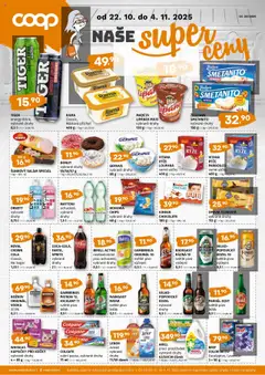 Náhled letáku Terno leták - COOP naše super ceny od 22.10.2025