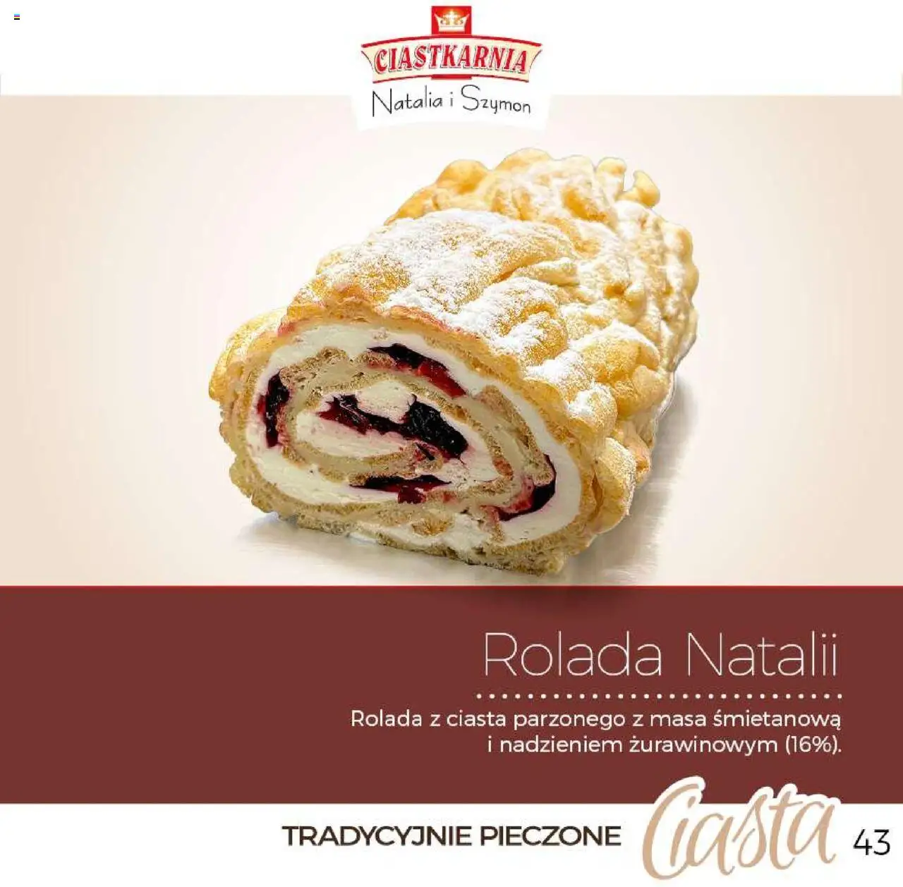 Topaz Gazetka - Ciast od 04.06.2025 | Strona: 43 | Produkty: Ciasto