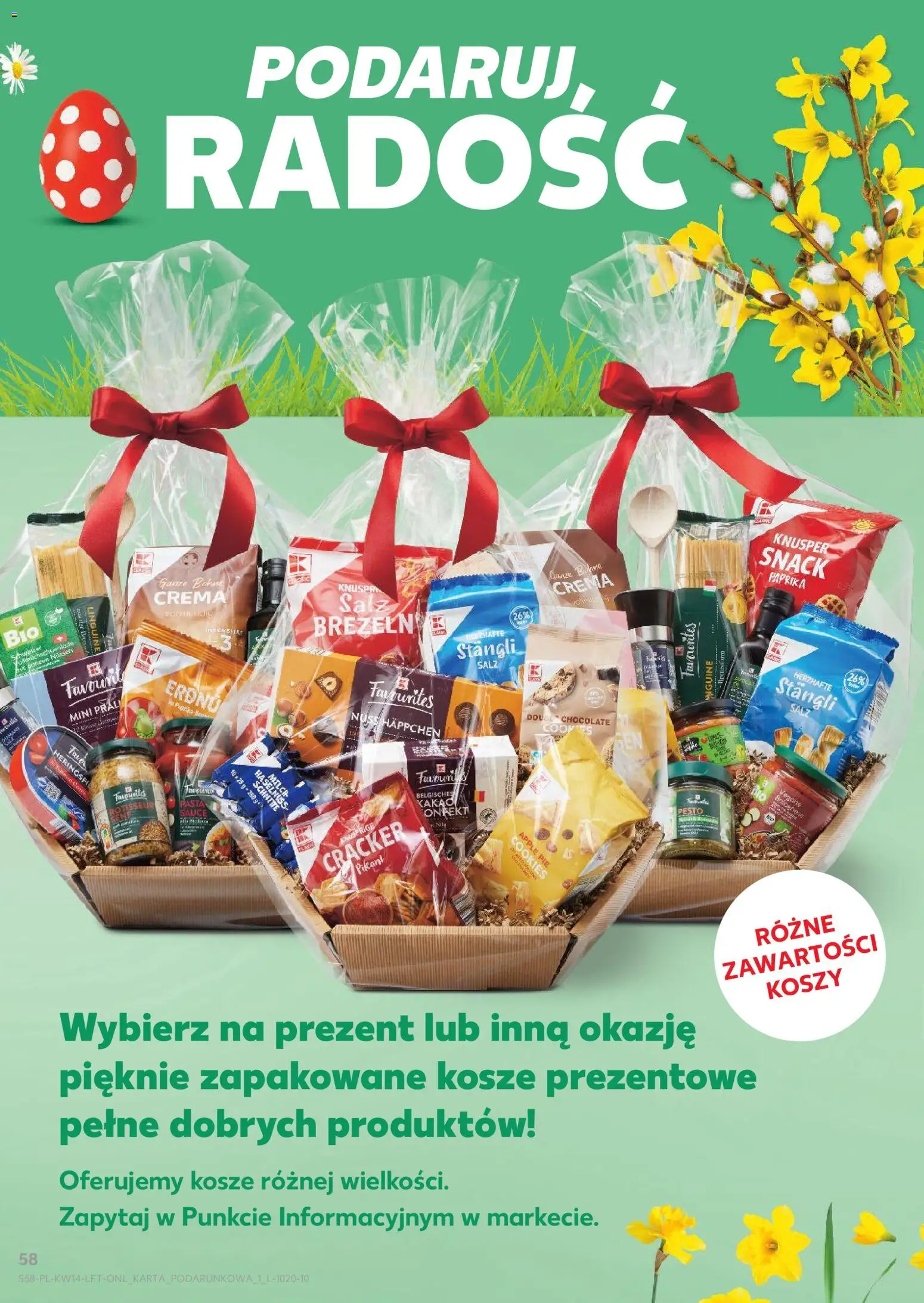 Kaufland Polsko leták od 01.04.2026 | Strana: 58 | Produkty: Cookies, Apple, Crema, Kakao