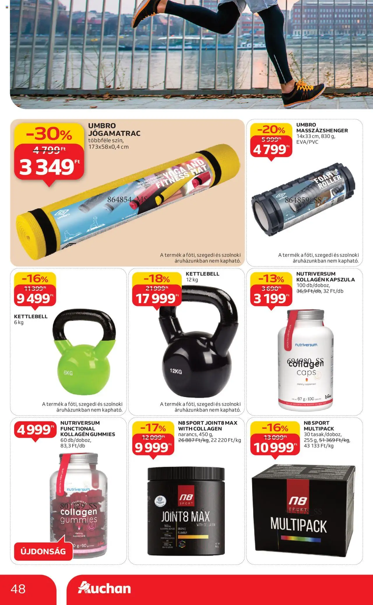Auchan akciós ujság - amely érvényes a következő dátumtól: 09.10.2025 | Oldal: 48 | Termékek: Roller, Kollagén