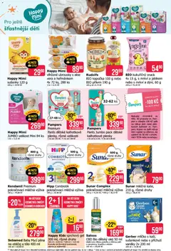 Náhled letáku Happy Mimi vlhčené ubrousky s aloe vera a heřmánkem 4x 72 ks, 288 ks, Vlhčené ubrousky s aloe vera a heřmánkem od 12.03.2026 | Strana: 14