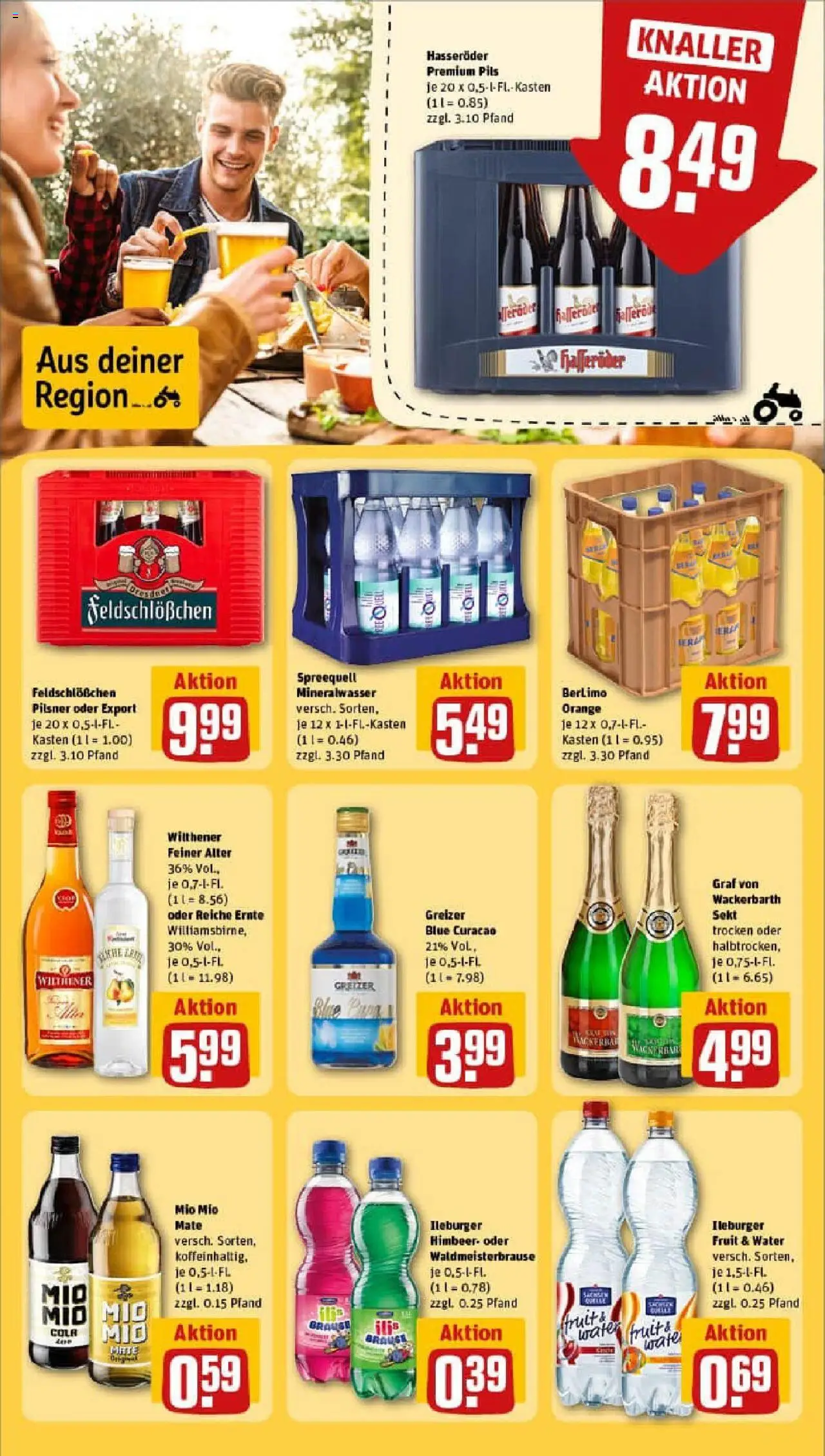 Rewe prospekt Nuthetal / Bergholz-Rehbrücke	 - gültig ab dem 11.08.2025 | Seite: 19 | Produkte: Cola, Wilthener, Mineralwasser, Hasseröder