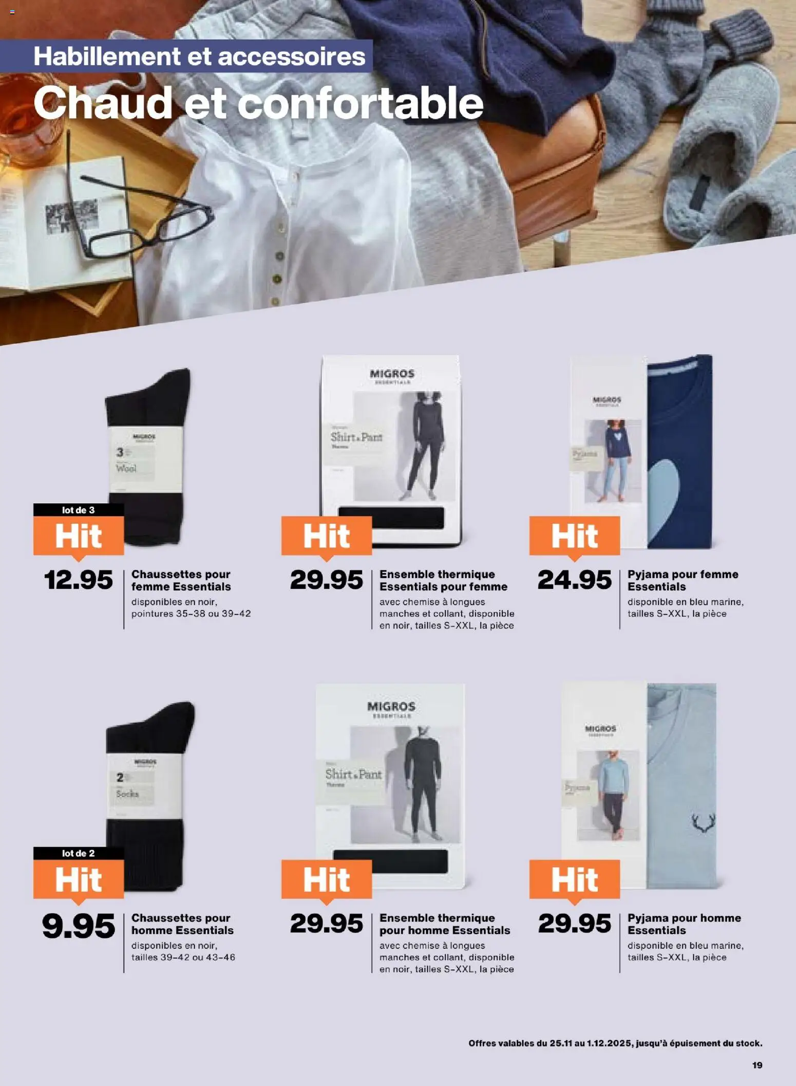 Migros Aktionen FR – gültig ab 25.11.2025 | Seite: 19 | Produkte: Pyjama