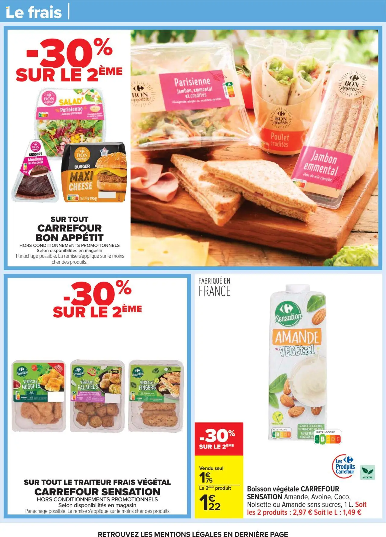 {H1} | Page: 28 | Produits: Amande, Pain de mie, Pain, Chocolat