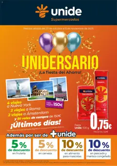Vista previa Unide - La fiesta de ahorro Supermercados  válido desde el 23.10.2025
