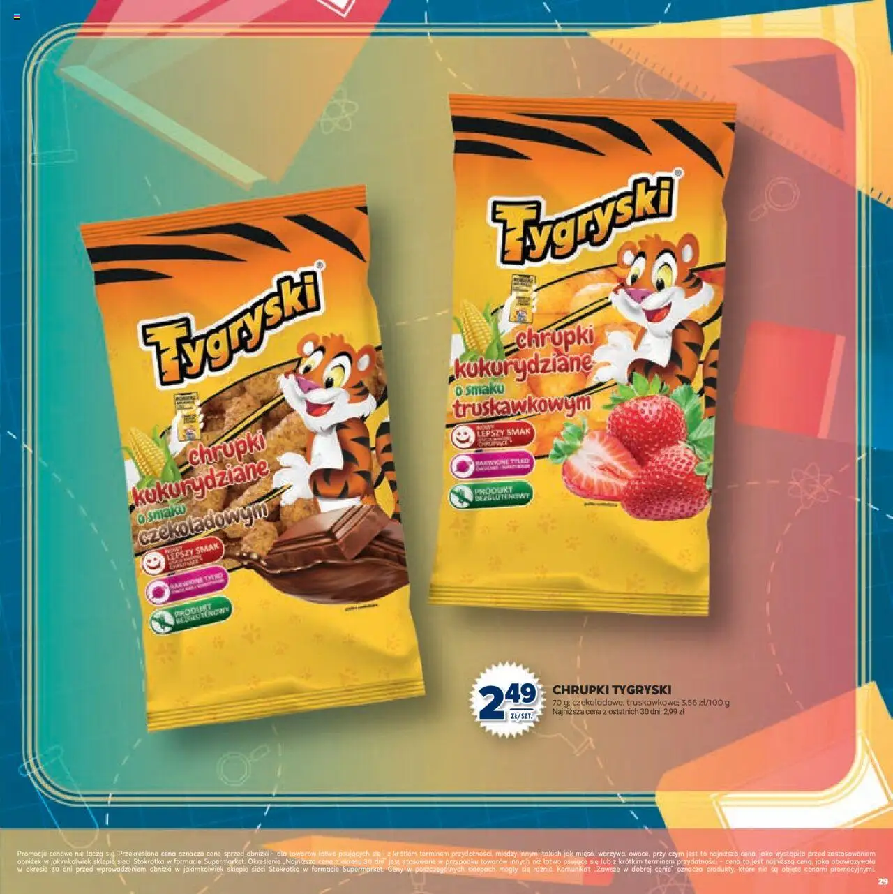 Stokrotka Gazetka - Witaj Szkoło od 13.08.2025 | Strona: 29 | Produkty: Stokrotka, Chrupki