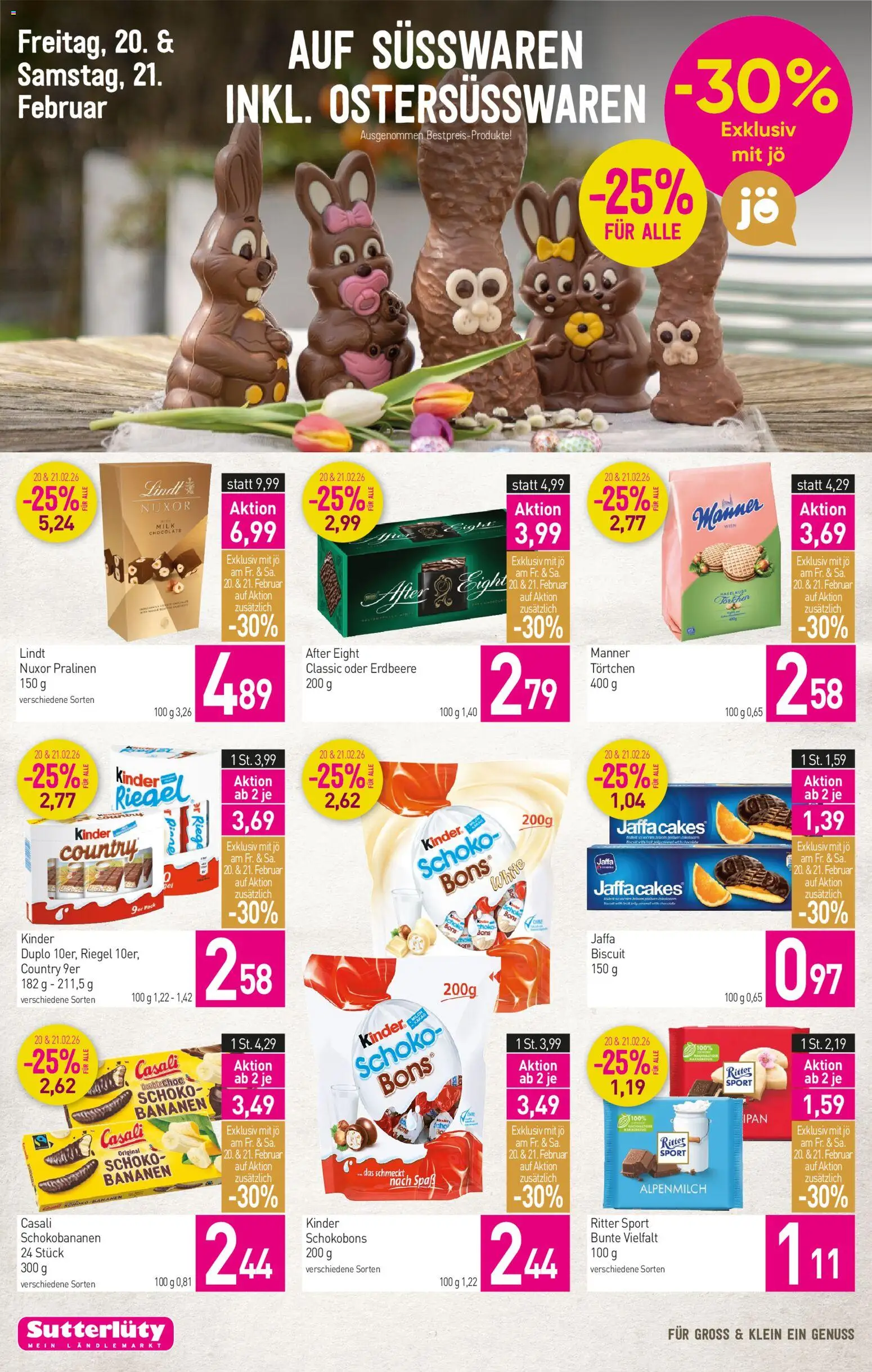 Sutterlüty Flugblatt gültig ab 19.02.2026 | Seite: 10 | Produkte: Bananen