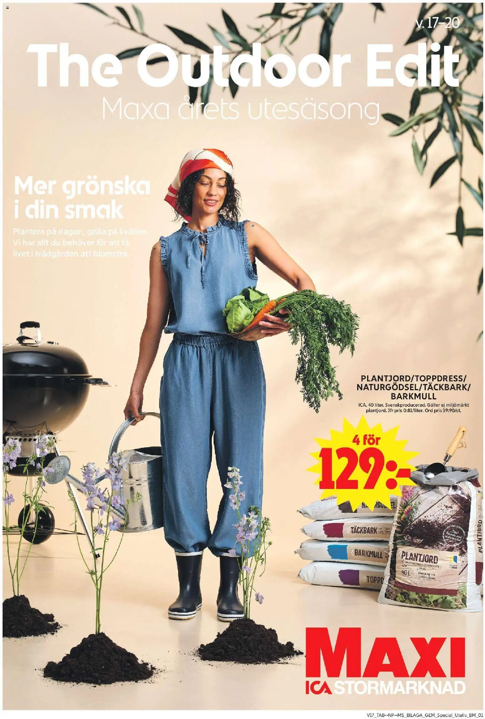 ICA Maxi reklamblad aktuell från 20.04.2026 | Sida: 19 | Produkter: Täckbark, Galler