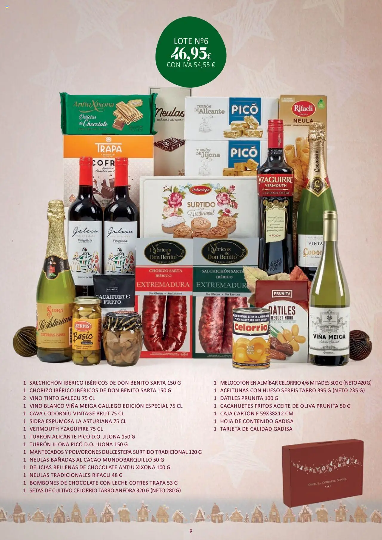 Gadis folleto │ válido desde el 16.10.2025 | Página: 9 | Productos: Leche, Chocolate, Aceite de oliva, Caja