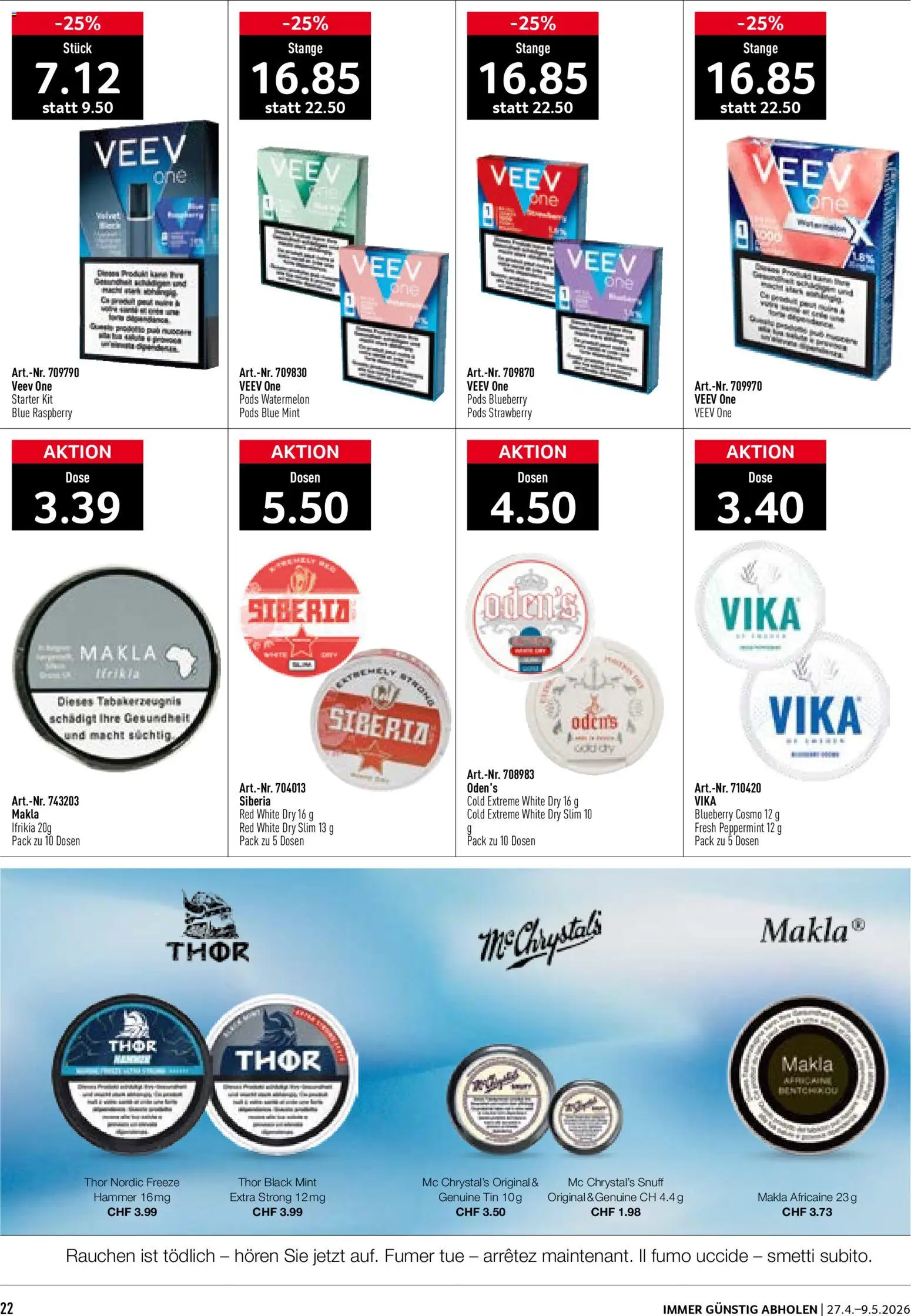 Prodega aktionen Kiosk – gültig ab 27.04.2026 | Seite: 22