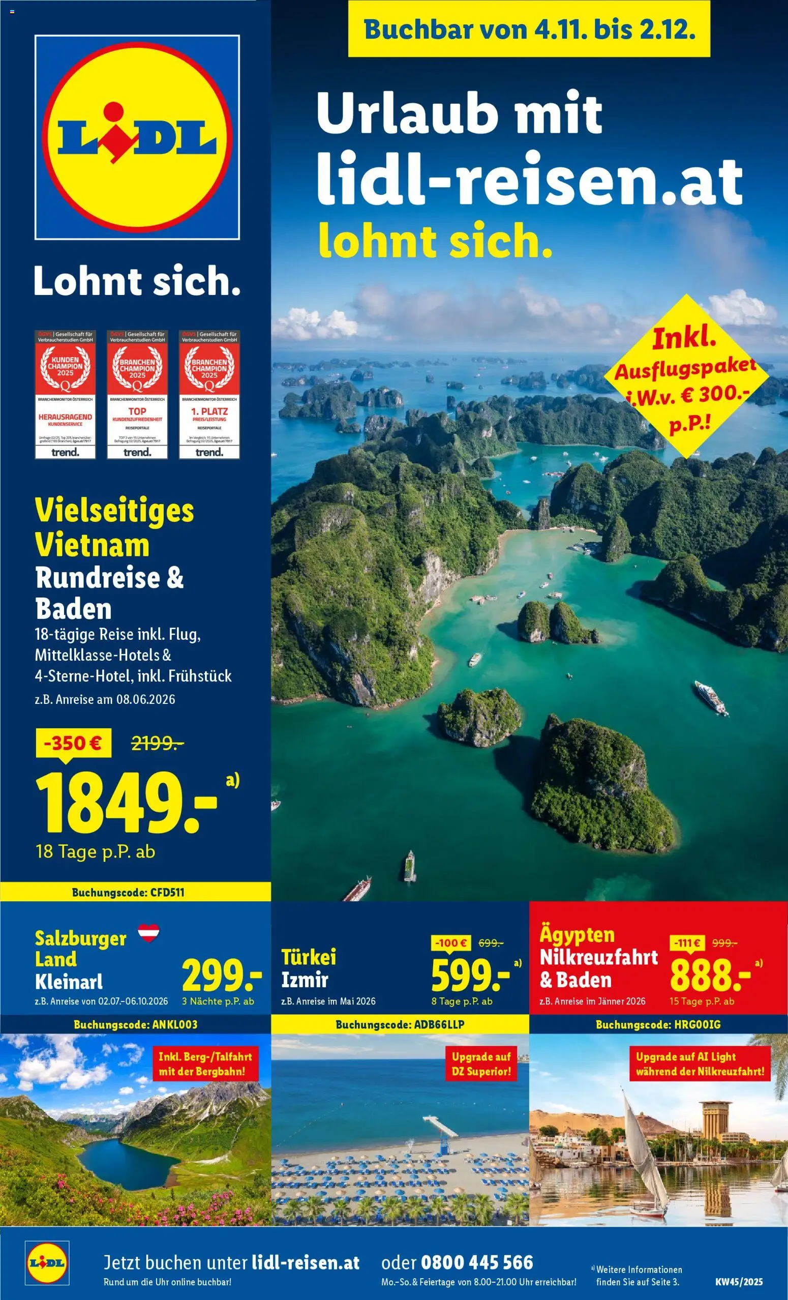 Lidl Sonderflyer gültig ab 04.11.2025 | Seite: 1 | Produkte: Uhr