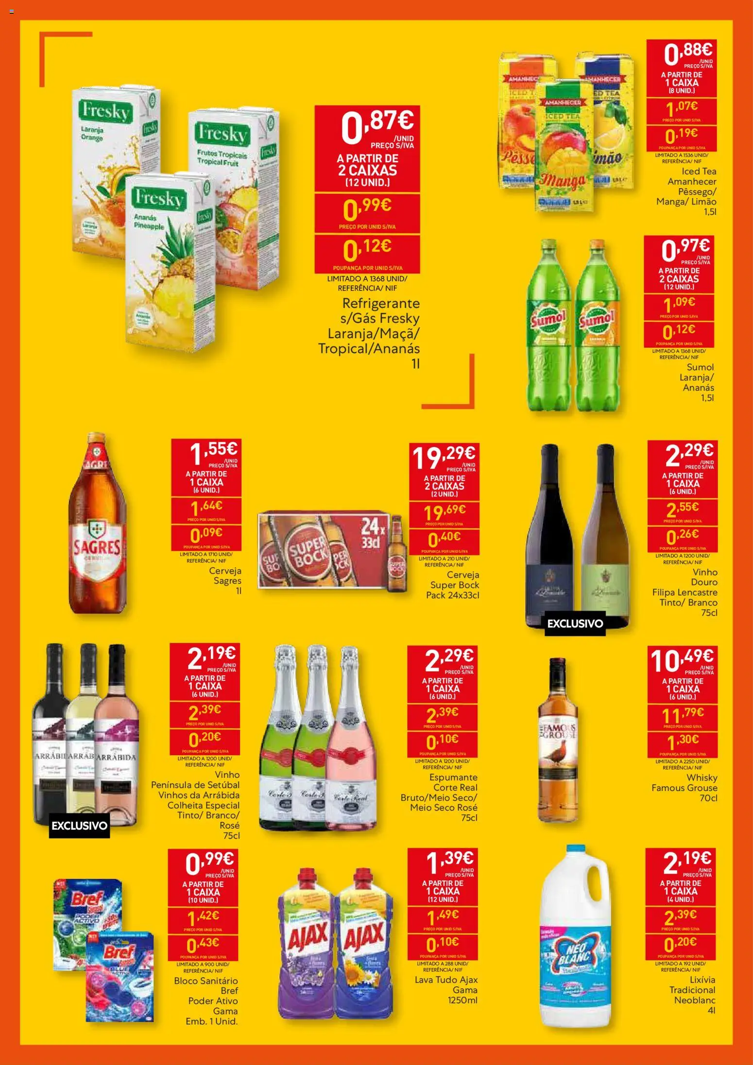 Recheio folheto Madeira │ válido de 13.01.2026 | Página: 3 | Produtos: Espumante, Super bock, Caixa, Cerveja