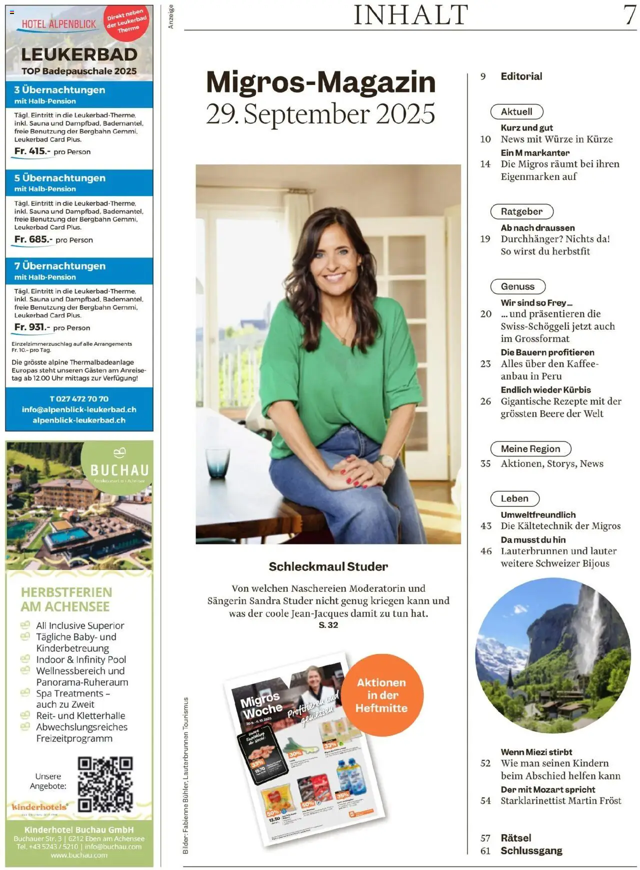 Migros Magazin – gültig ab 29.09.2025 | Seite: 7 | Produkte: Kaffee, Kürbis, Top, Bilder