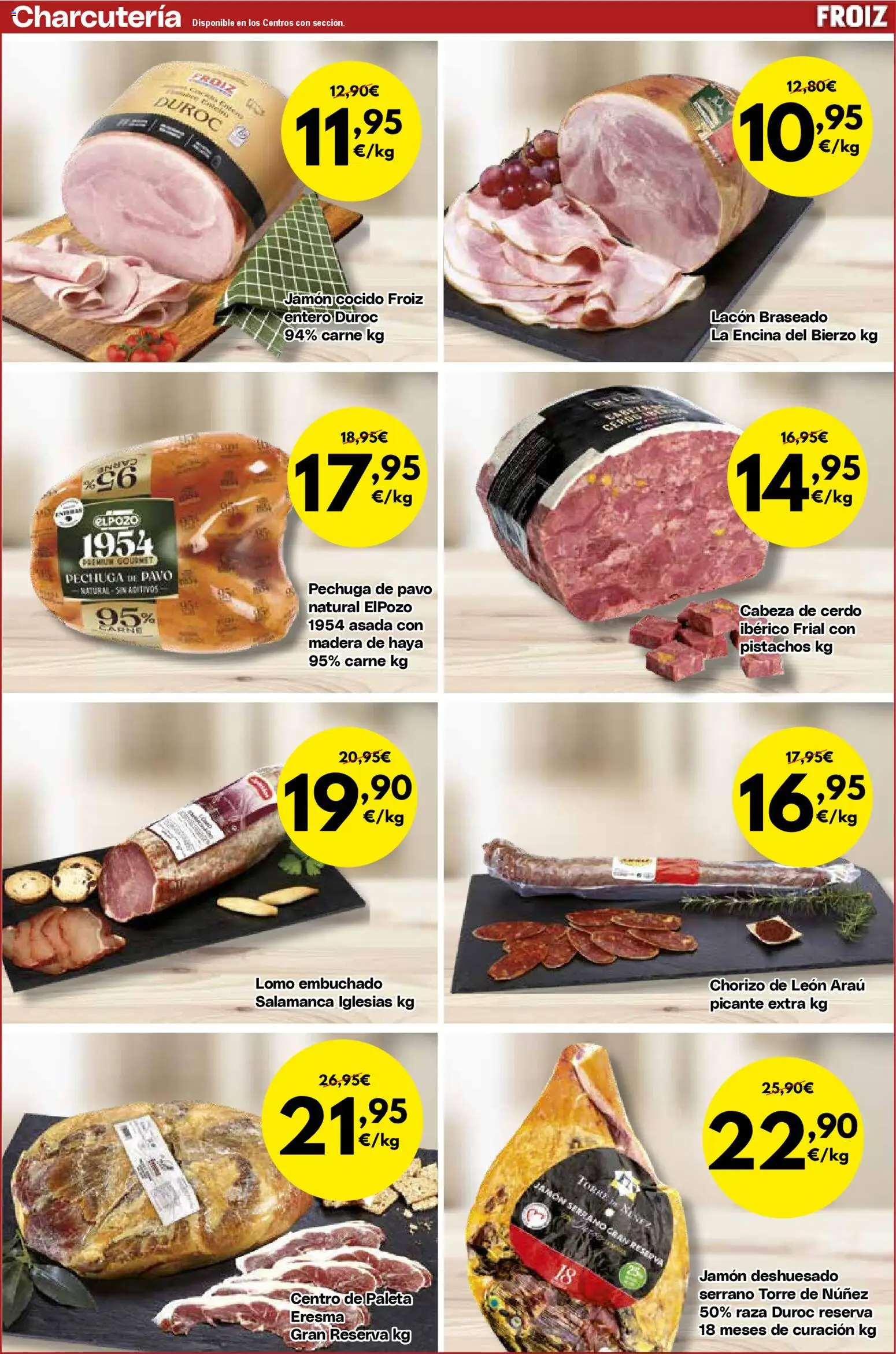 Froiz folleto │ válido desde el 11.02.2026 | Página: 6 | Productos: Jamón serrano, Jamón, Jamón cocido, Cerdo