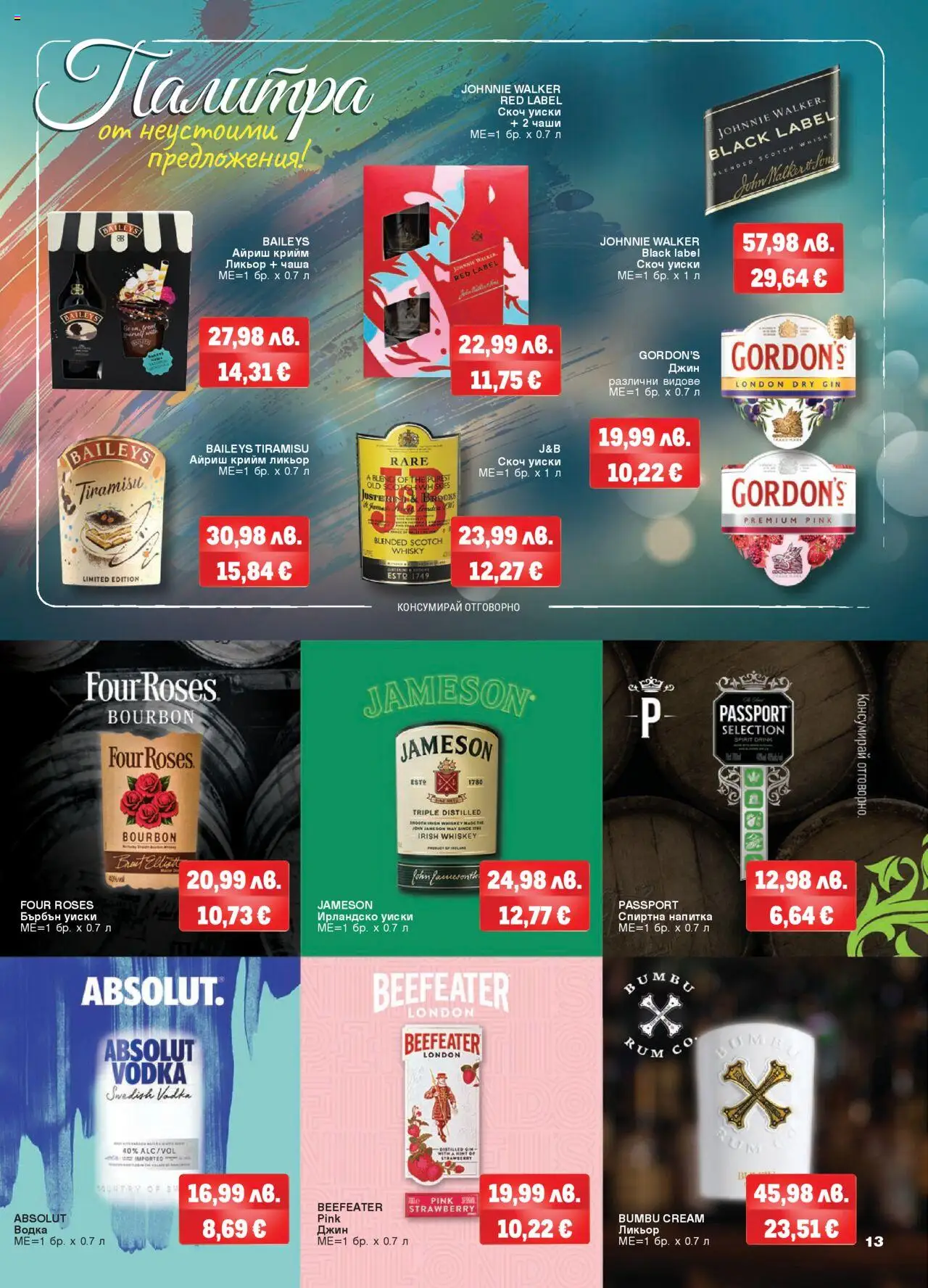  | Страница: 13 | Продукти: Чаша, Джин, Водка, Спиртна напитка