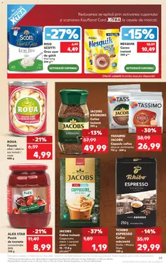 Ofertele Kaufland valabile de la 04.03.2026 | Pagină: 39 | Produse: Delgeç, Cafea, Salată, Fasole albă