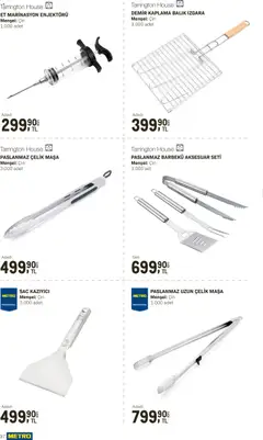 10.04.2026 tarihinden itibaren geçerli olan Metro kataloğu önizlemesi | Sayfa: 37 | Ürünler: Masa, Balık, Cin, Izgara