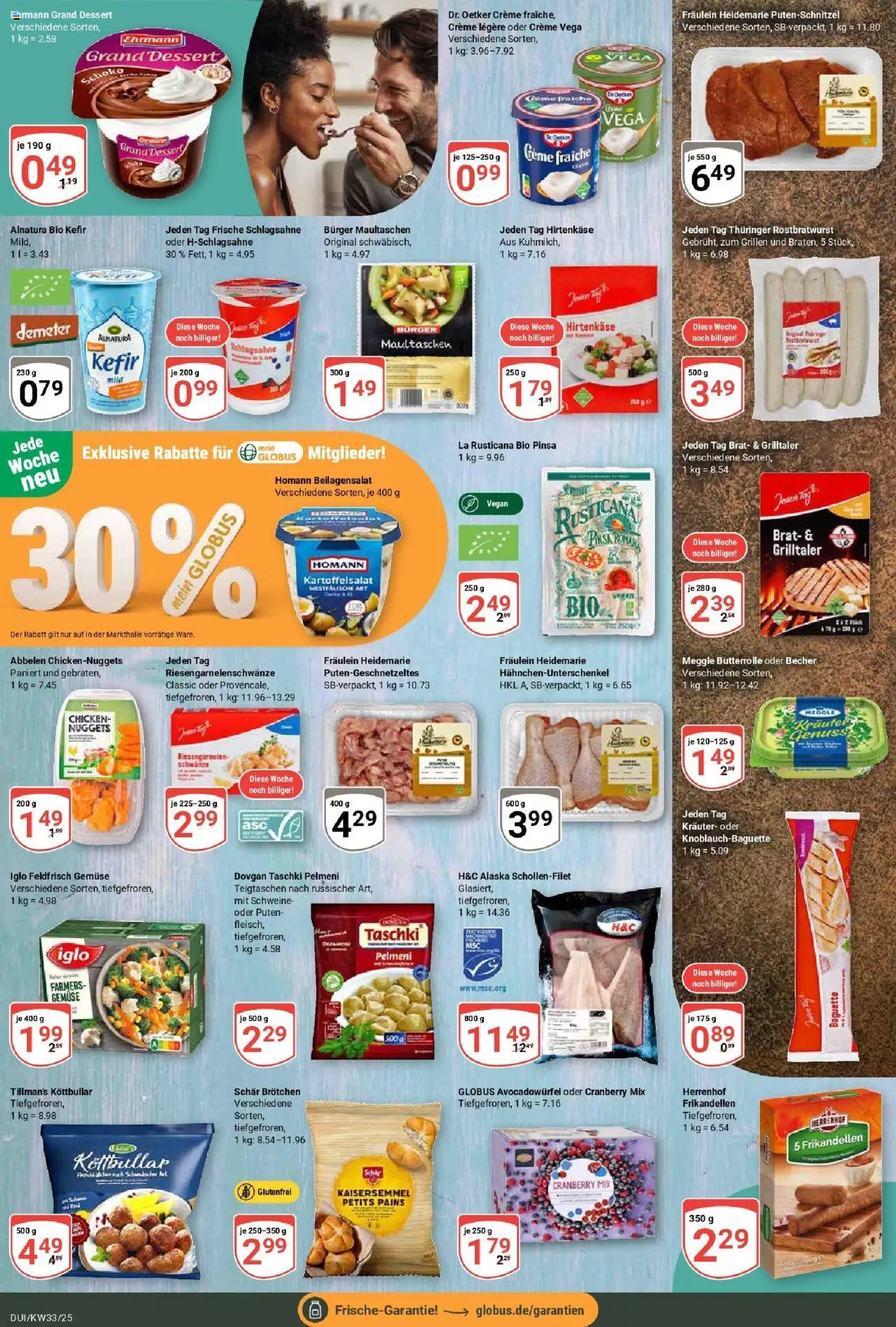 Globus prospekt Duisburg	 - gültig ab dem 11.08.2025 | Seite: 10 | Produkte: Iglo, Burger, Gemüse, Maultaschen