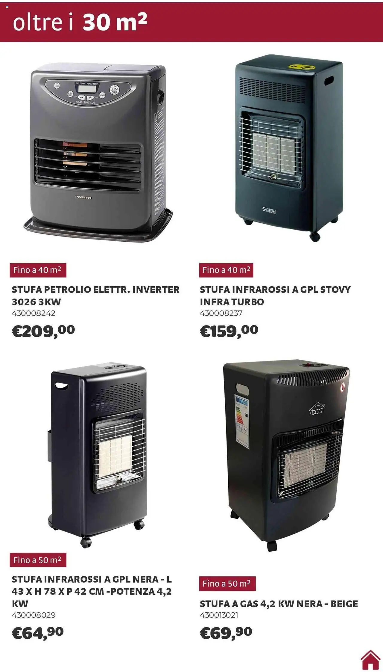Volantino Brico Center del 01.10.2025 | Pagina: 33 | Prodotti: Stufa, Stufa a gas