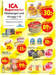 ICA Supermarket - Lund - Förhandsvisning av reklamblad från butik ICA Supermarket aktuell från 05.01.2026