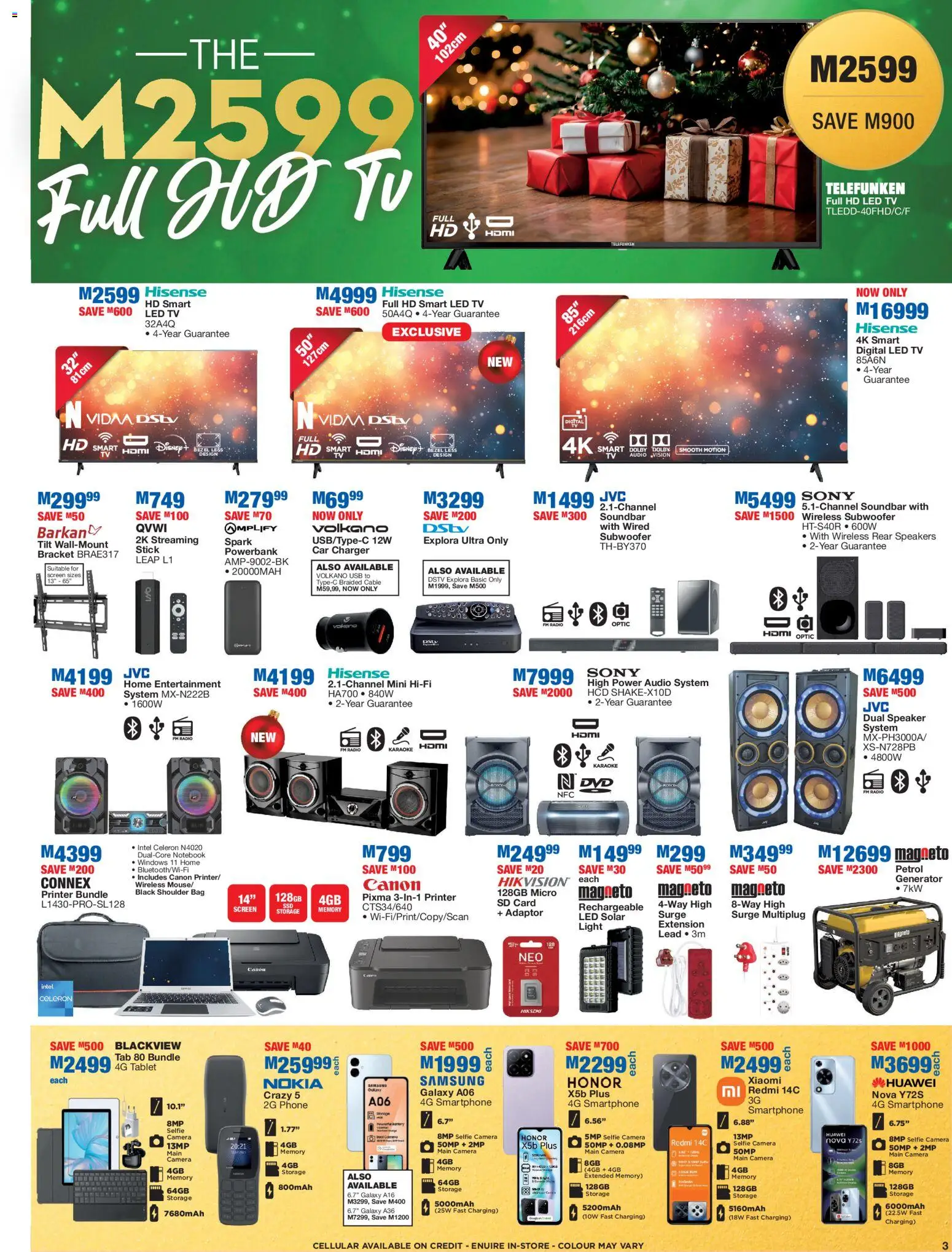 New OK Furniture catalogue – valid from 24.11.2025 | Page: 3 | Products: Smartphone, Notebook, Printer, Bag
