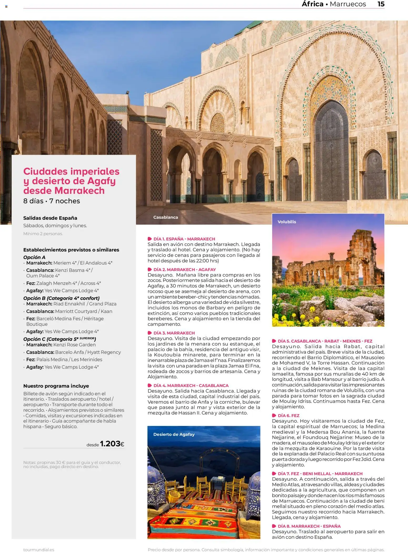 Viajes El Corte Inglés Africa y Oriente Medio │ válido desde el 01.01.2026 | Página: 15