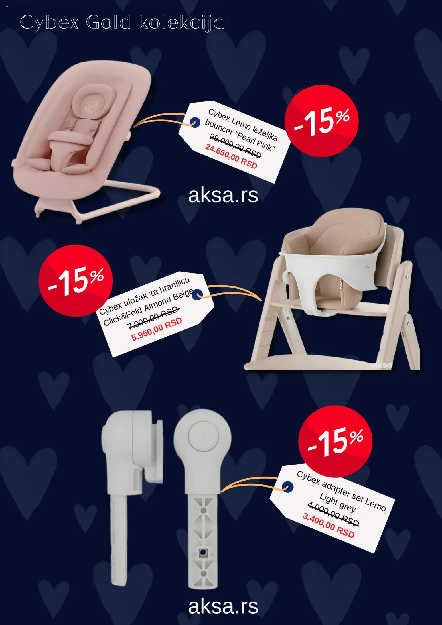 Aksa katalog - važi od 01.11.2025 | Strana: 2 | Proizvode: Ležaljka, Adapter