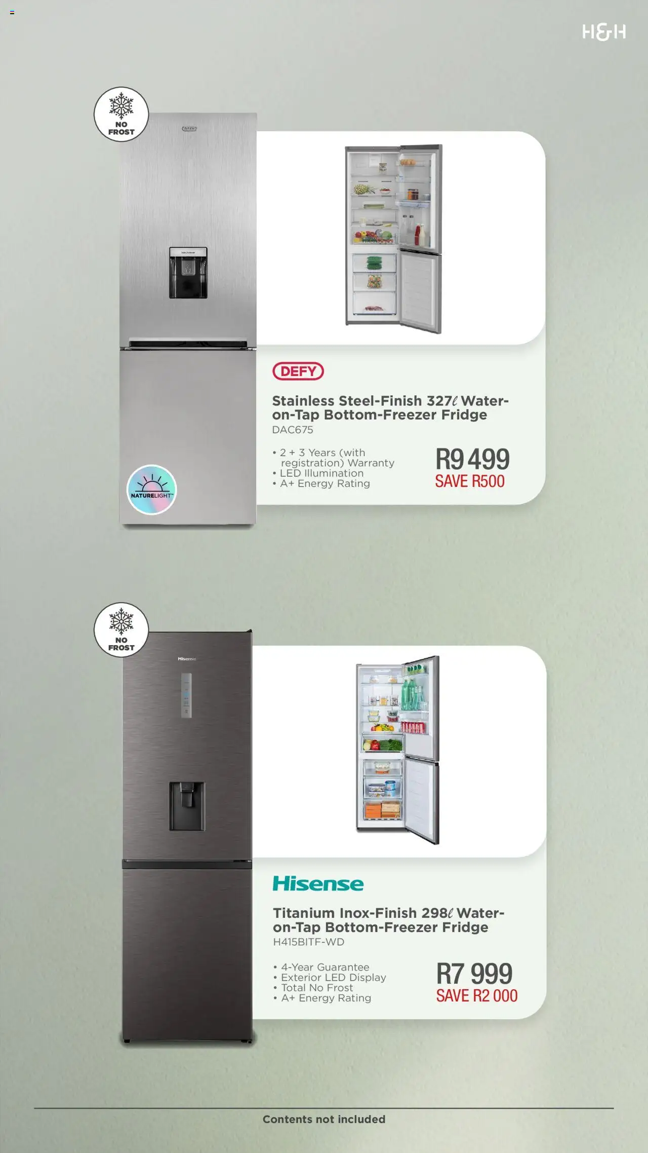 House and Home - Cooling Catalogue │ valid from 04.08.2025 | Page: 11 | Products: Fridge, Water