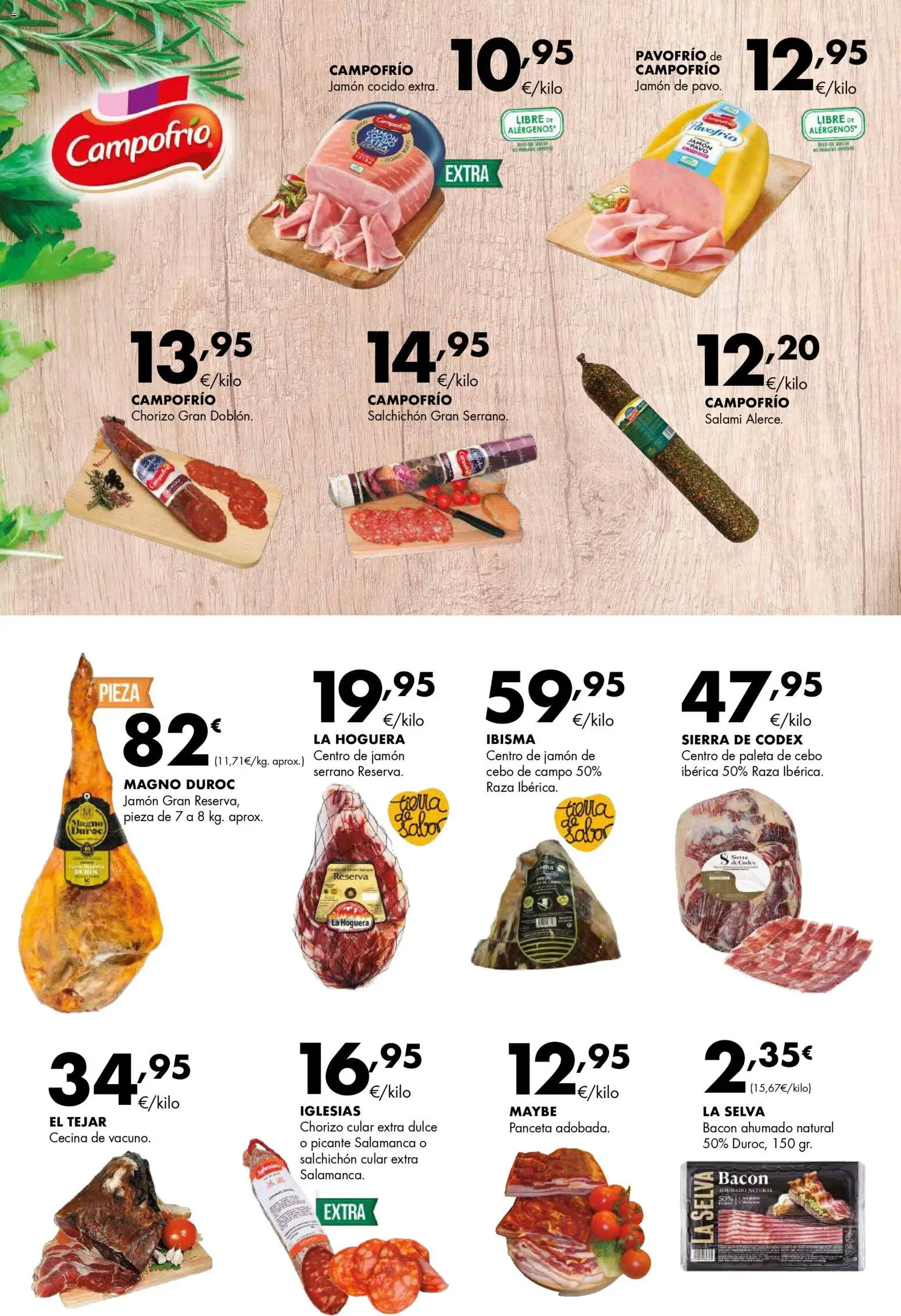 Lupa Supermercados folleto │ válido desde el 09.04.2026 | Página: 2 | Productos: Ηλεκτρικός φούρνος, Jamón, Jamón cocido, Salami
