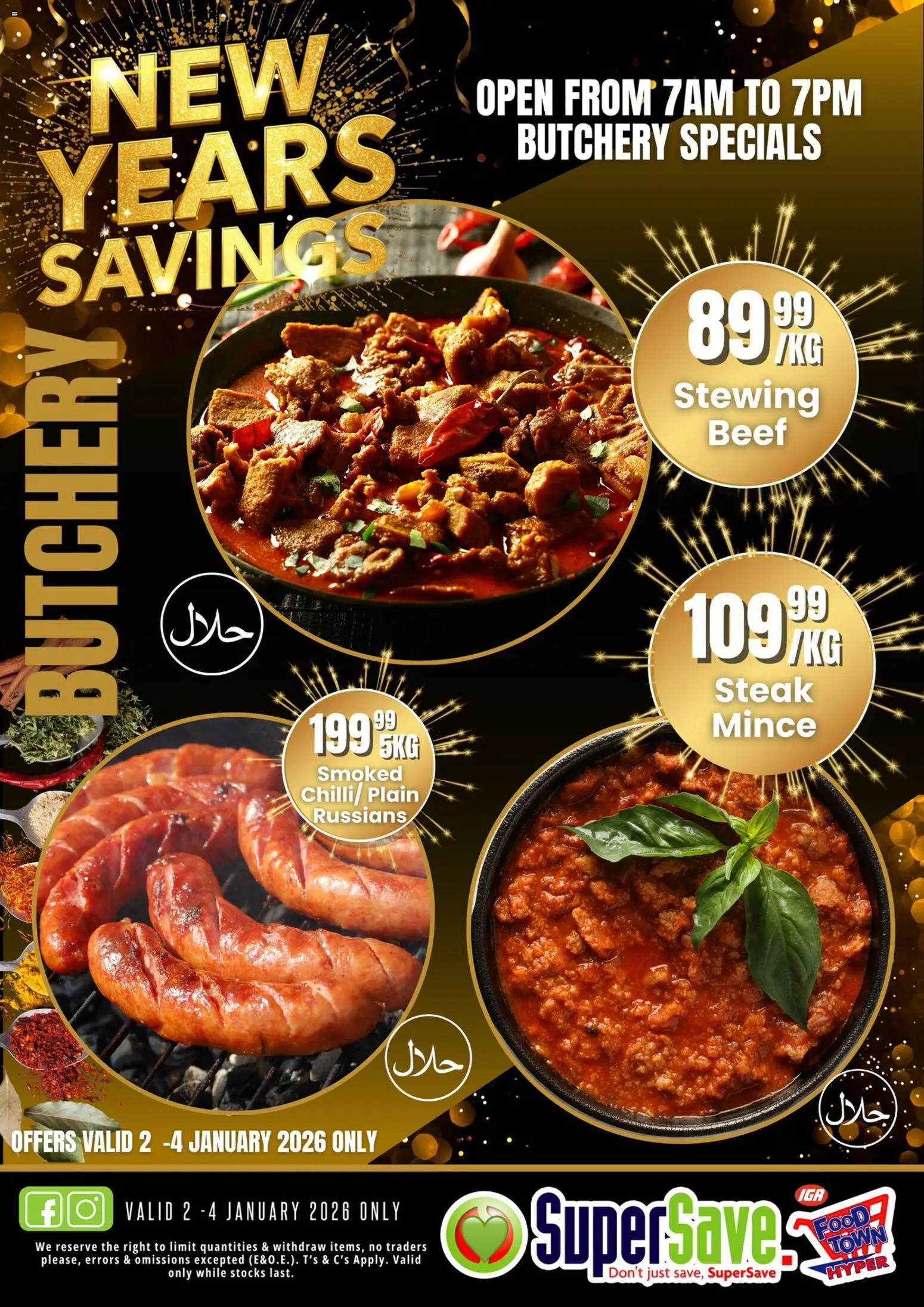 New Super Save catalogue – valid from 02.01.2026 | Page: 3 | Products: Steak, Beef