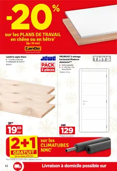 Mr Bricolage folder / publicité - Voorbeeld van een folder van Mr Bricolage, geldig van 23.12.2025 | Pagina: 12 | Producten: La