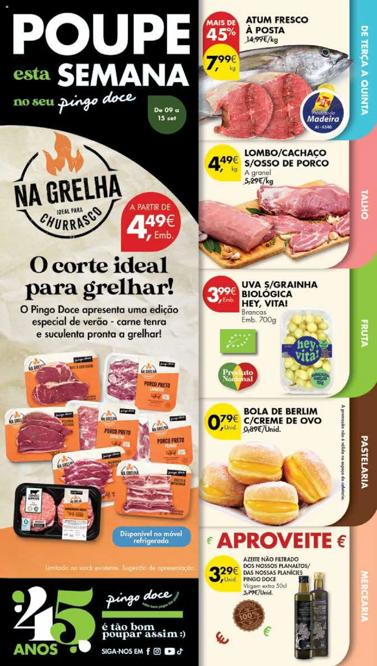 Pingo Doce Poupe Esta Semana Madeira │ válido de 09.09.2025 | Página: 1 | Produtos: Atum, Azeite, Carne