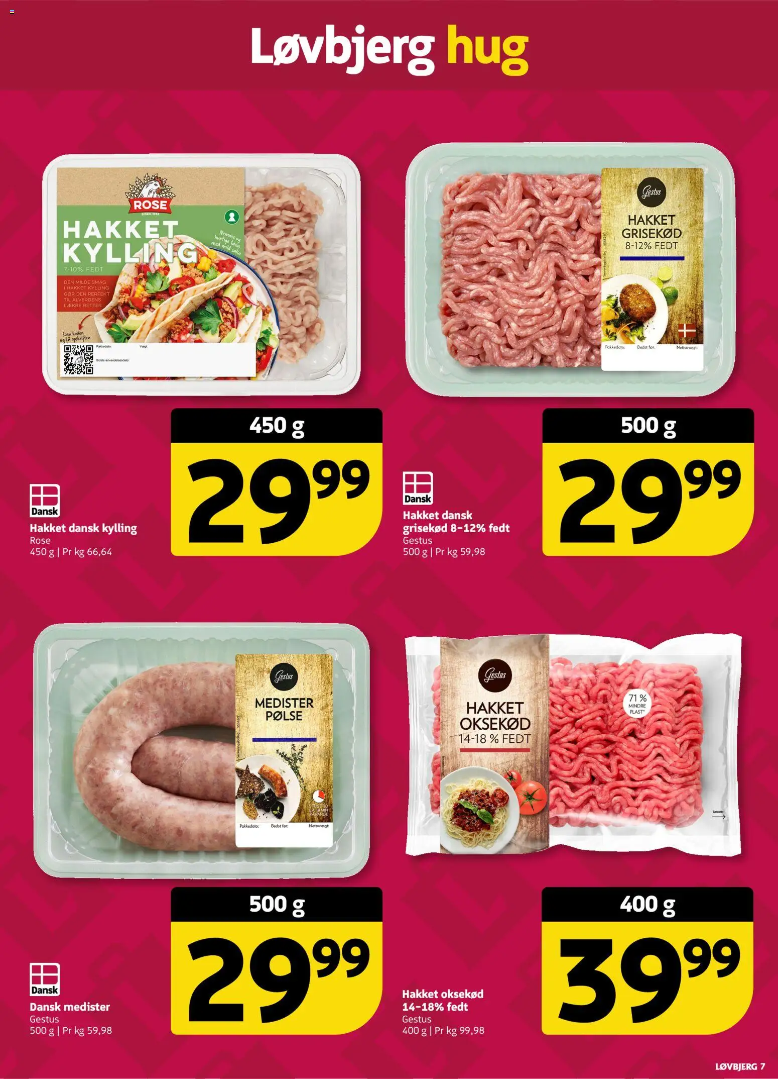 Løvbjerg tilbudsavis – gyldig fra 10.04.2026 | Side: 7 | Produkter: Oksekød, Salsa