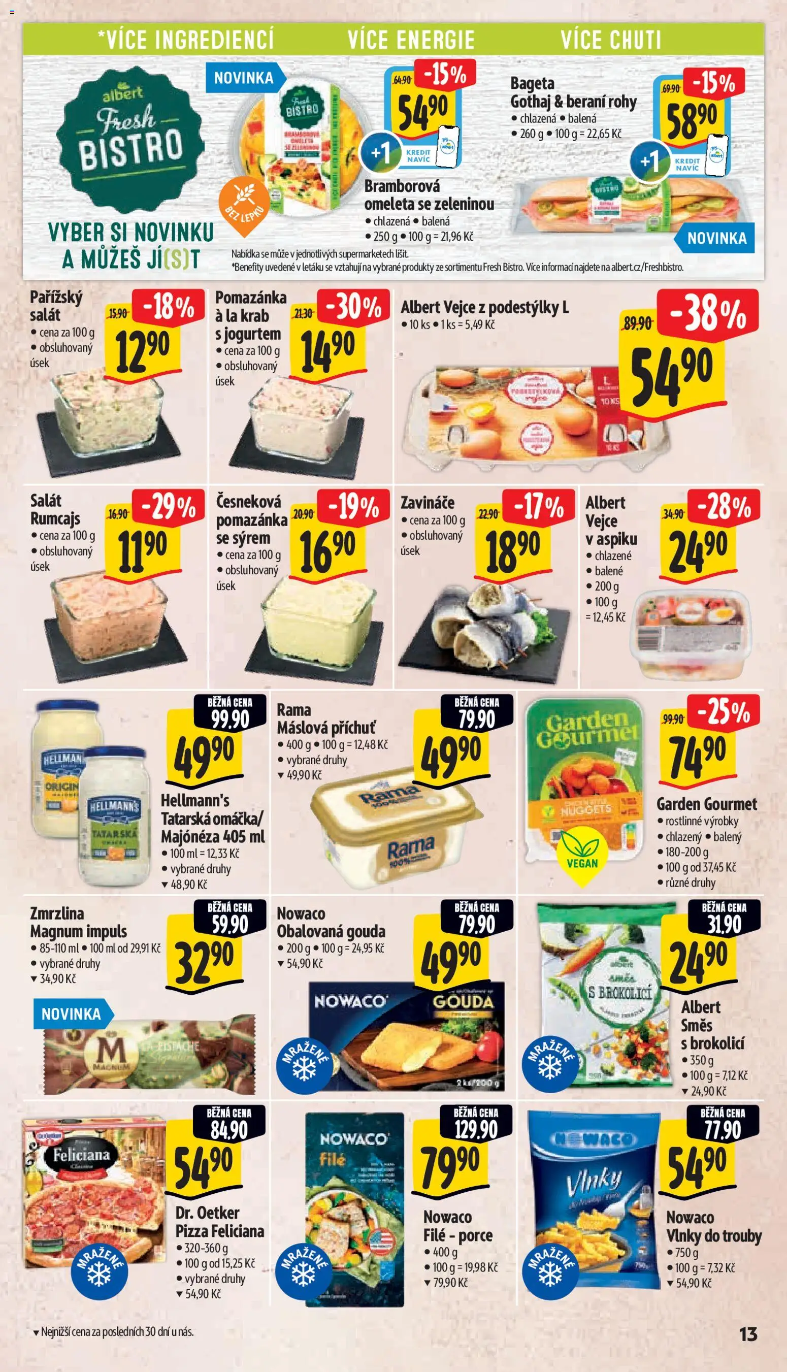 Albert leták - Supermarket od 07.04.2026 | Strana: 23 | Produkty: Vejce, Zmrzlina, Rama, Bageta