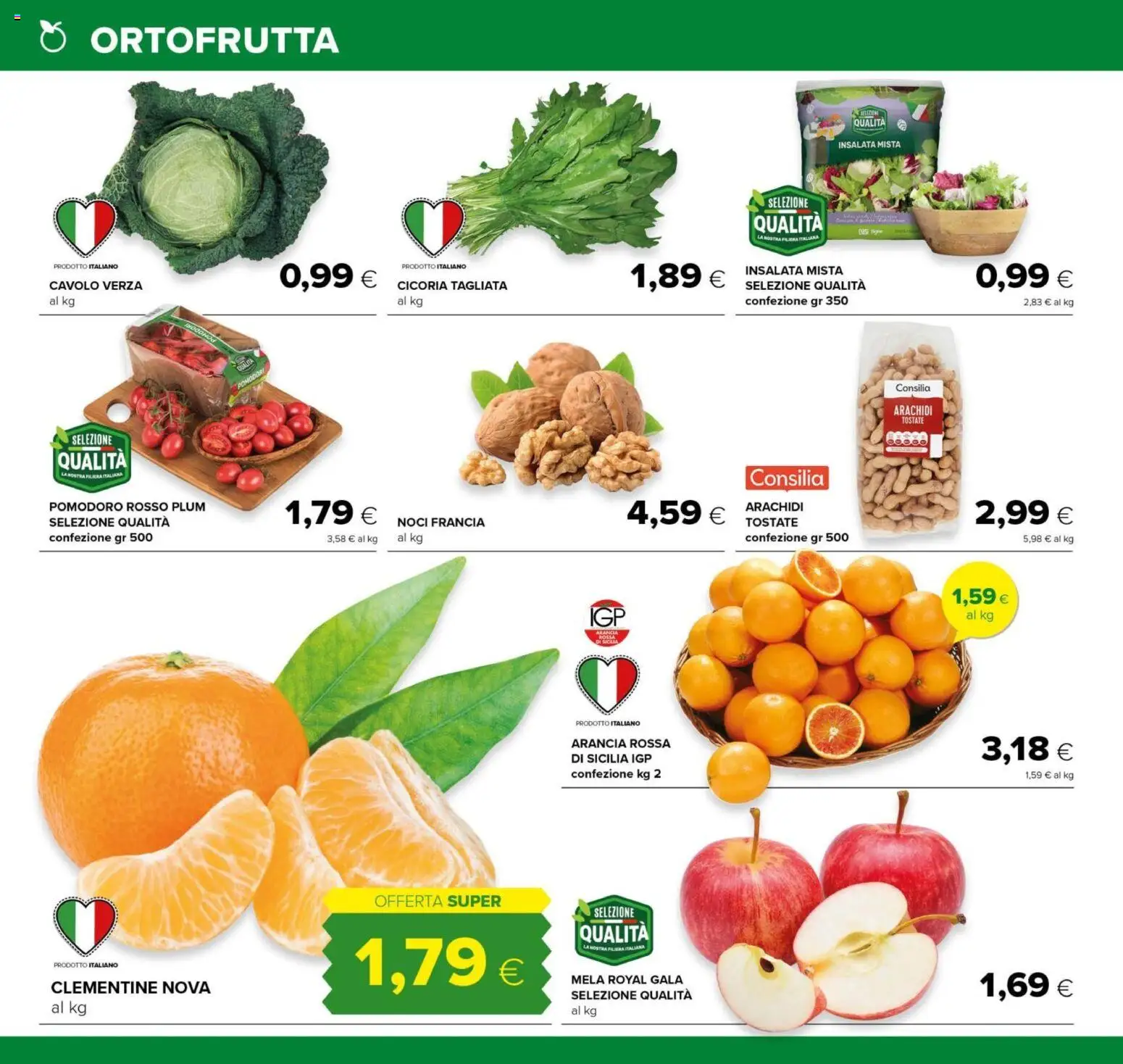Volantino Tigre del 02.01.2026 | Pagina: 2 | Prodotti: Insalata, Pomodoro, Noci, Cavolo