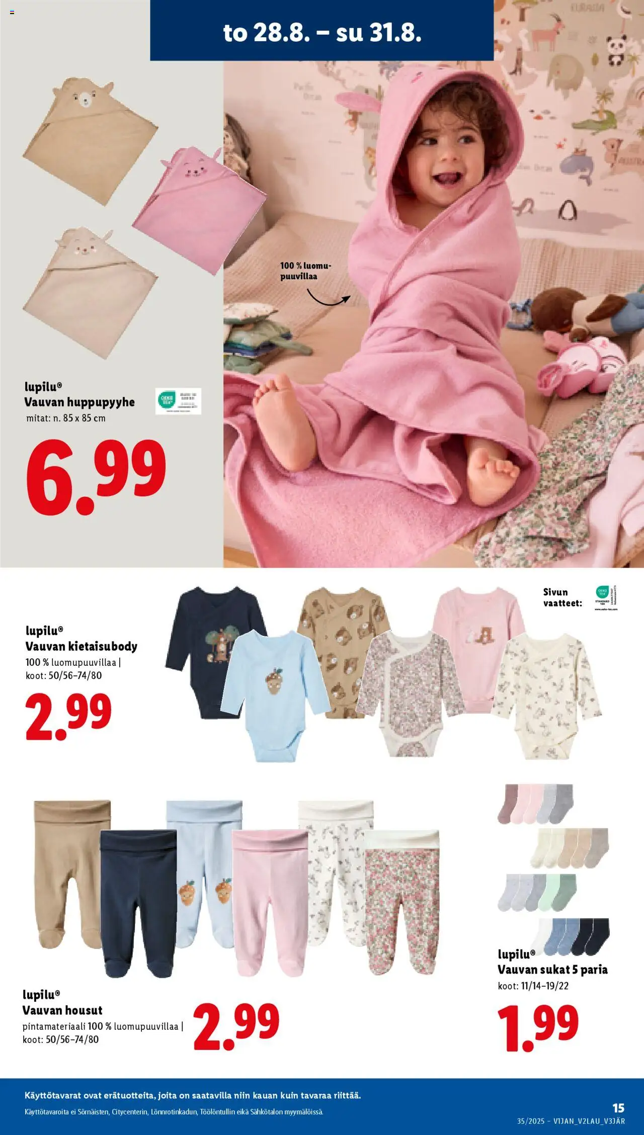  | Sivu: 15 | Tuotteet: Vaatteet, Housut, Sukat