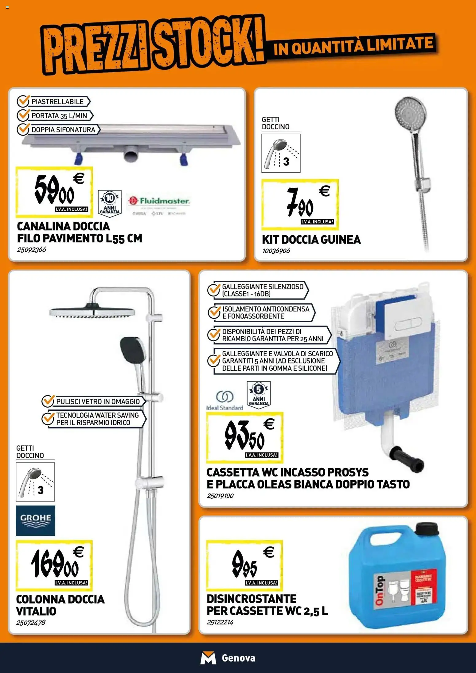 Volantino TECNOMAT del 22.01.2026 | Pagina: 3 | Prodotti: Pavimento, Silicone, WC, Doccia