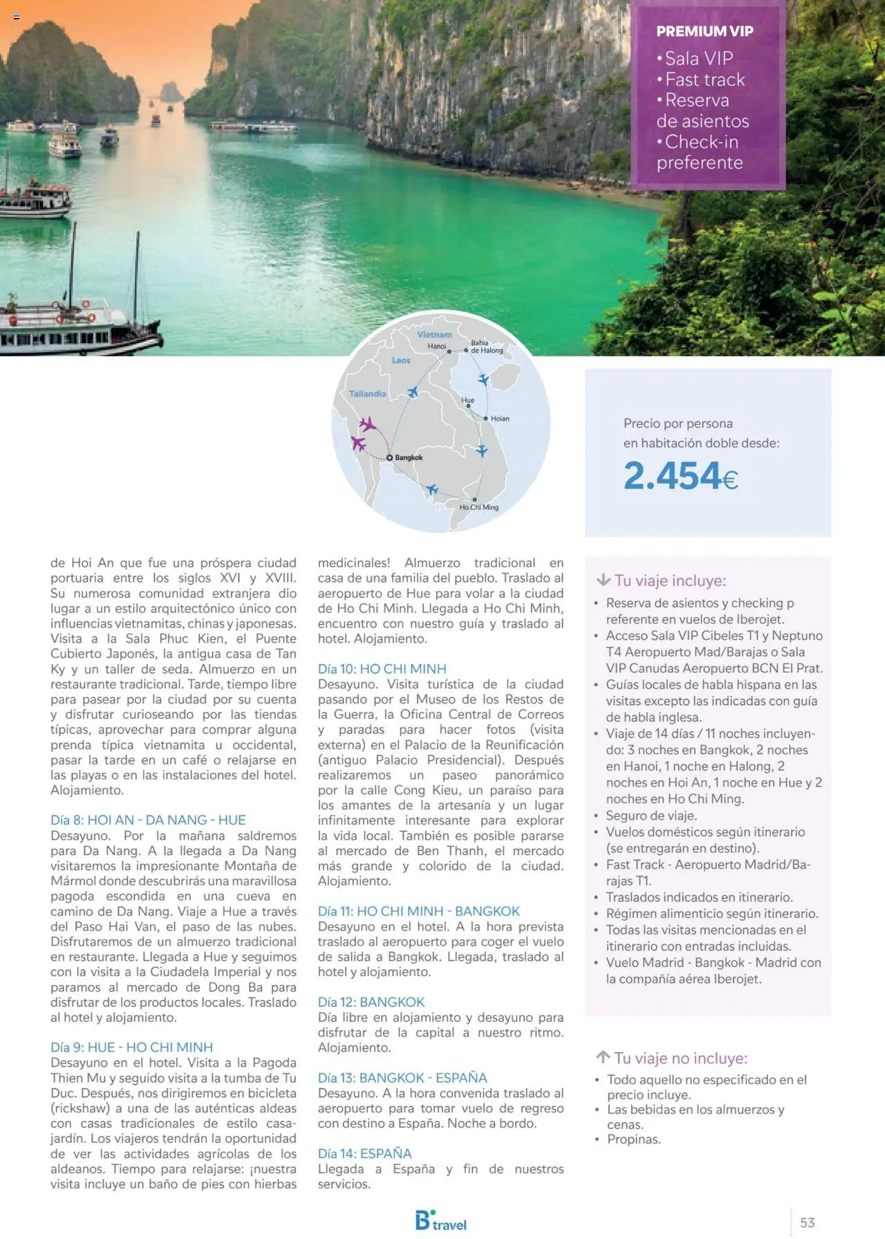 B the travel brand Asia 2025 │ válido desde el 15.11.2024 | Página: 53 | Productos: Bicicleta, Café, Baño