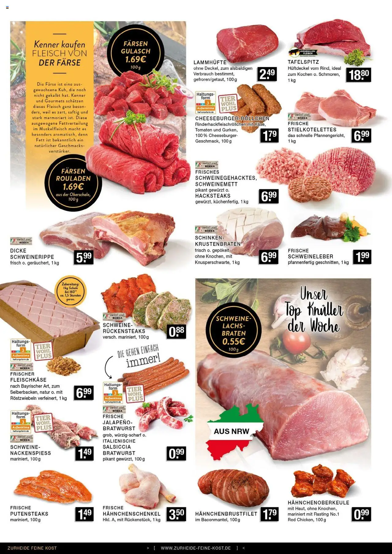 Edeka Zurheide Prospekt 	 - gültig ab dem 21.07.2025 | Seite: 2 | Produkte: Top, Tafelspitz, Tomaten, Schinken