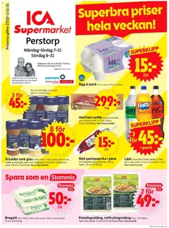 ICA Supermarket - Perstorp - Förhandsvisning av reklamblad från butik ICA Supermarket aktuell från 27.10.2025