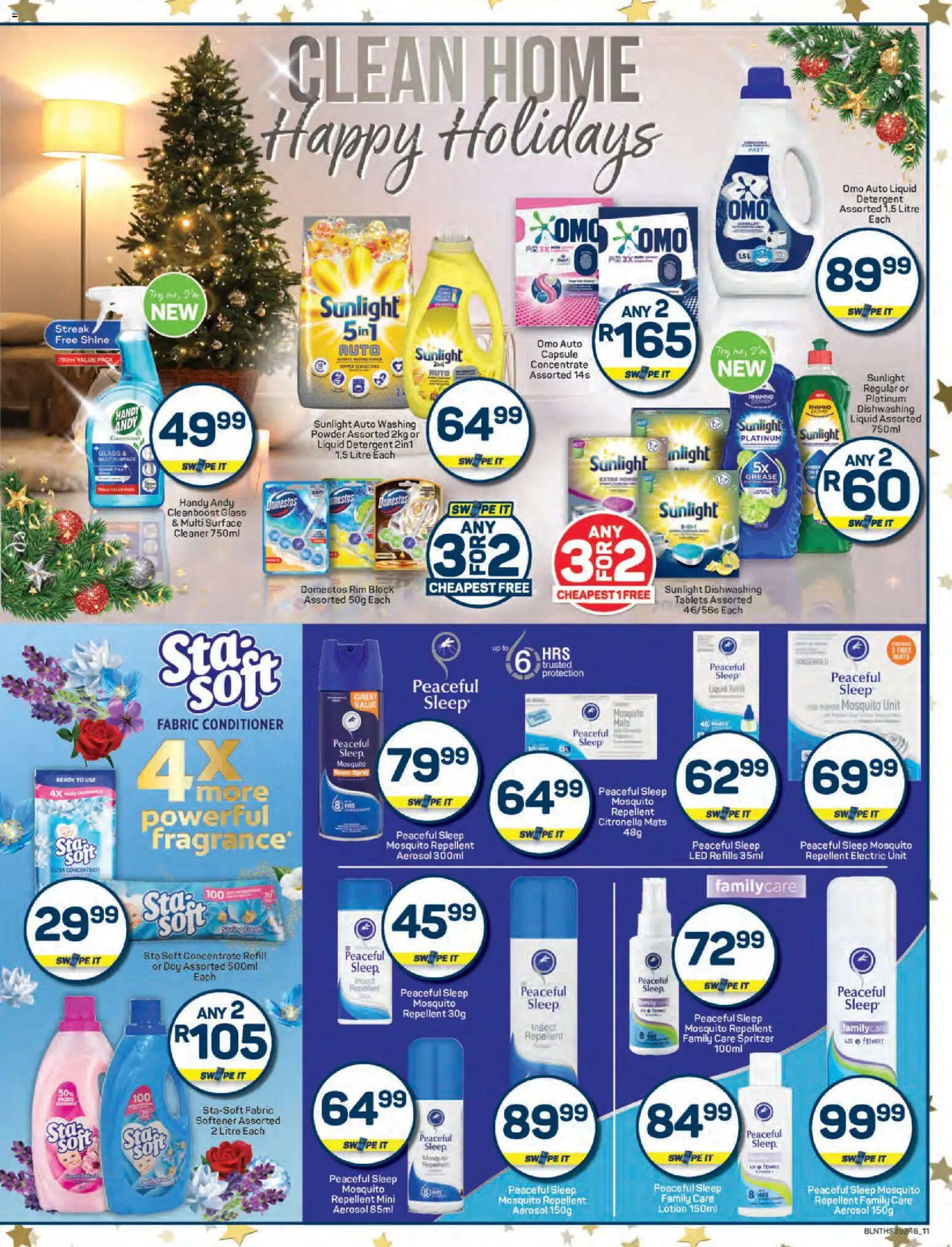 New Pick n Pay catalogue – valid from 15.12.2025 | Page: 11 | Products: Surface cleaner, Powder, Detergent, Lotion