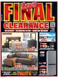 Lewis Stores specials catalogue – valid from 23.02.2026