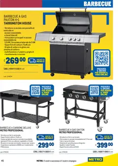 Anteprima del volantino Metro volantino Arredo valido a partire dal 02.04.2026 | Pagina: 45 | Prodotti: Barbecue, Barbecue a gas, Video, Vassoio
