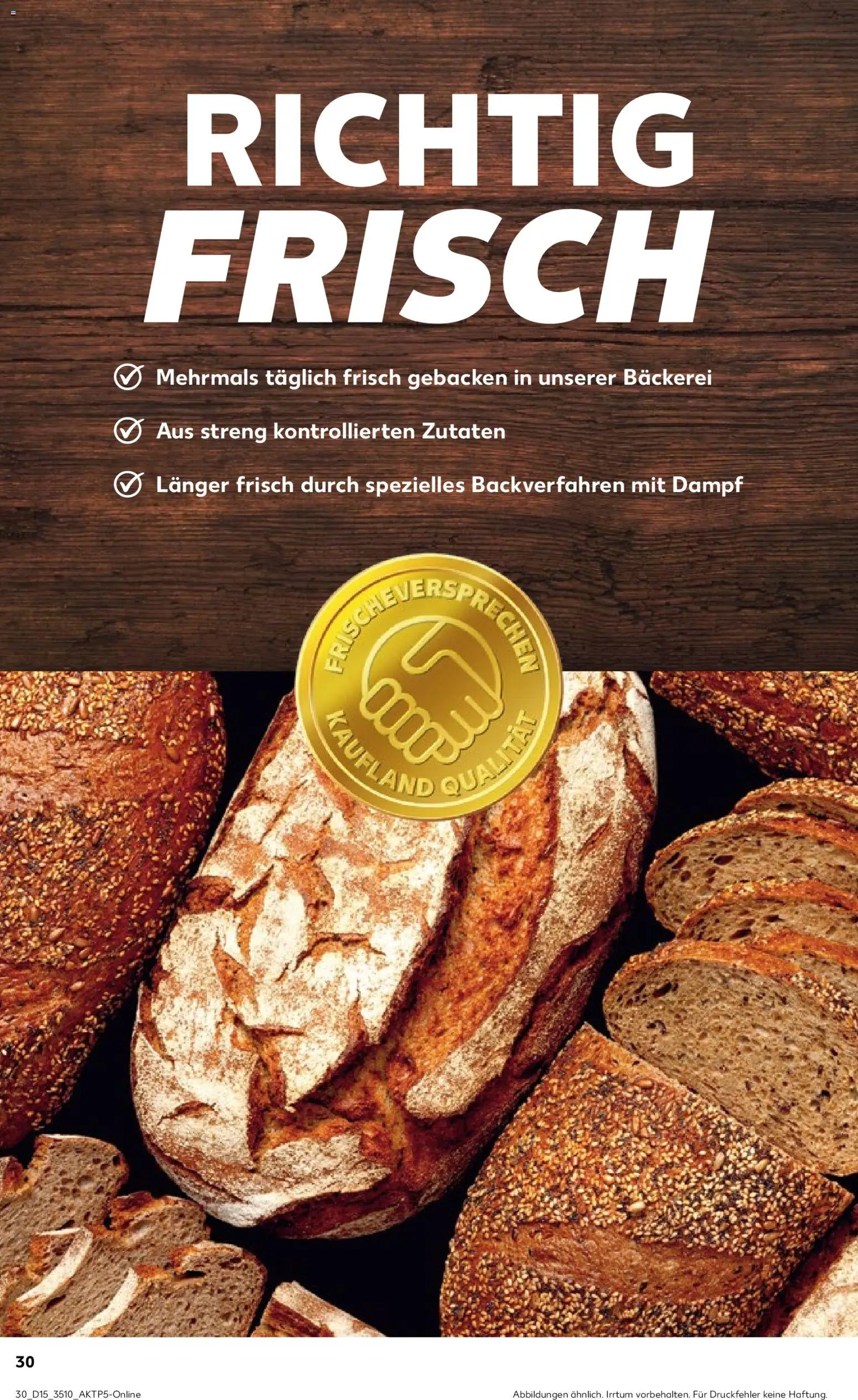 Kaufland Prospekt Leipzig	 – gültig ab 09.04.2026 | Seite: 30 | Produkte: Bäckerei